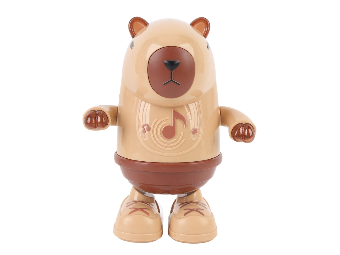 Ats brinquedo Elétrico Dançarino de Capybara com Luz e Música para Crianças com Mais de 1 Ano Brinquedo Musical Dançarino