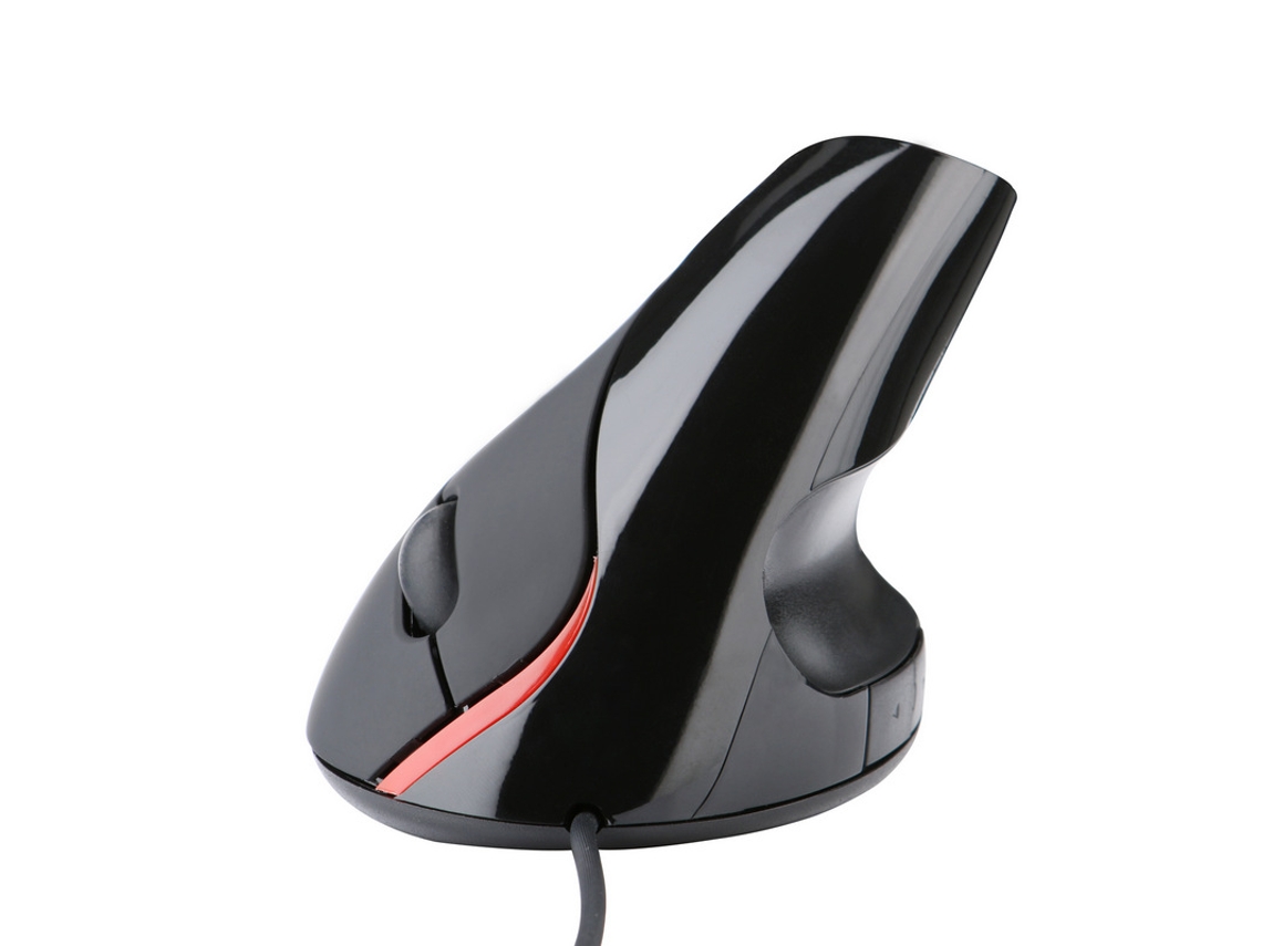 Rato Vertical Com Fio, Rato Ergonómico Com Apoio De Pulso Para A Mão.