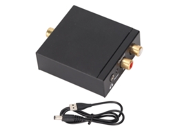 Conversor de Áudio Digital EOOCOO, óptico coaxial, 192khz