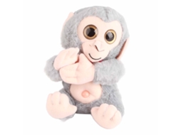Brinquedo Pelúcia Macaco Elétrico Falante Interativo Presente Para Crianças 3+