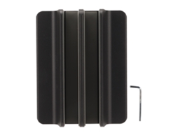 Soporte Vertical Para Portátil De Aleación De Aluminio Con Doble Base, Negro, Multifuncional, Con Refrigeración, Para Escritorio.