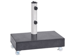 Umbrella Base, Umbrella Bases Vidaxl Preto Granito (n/a)
