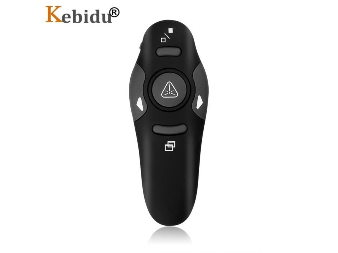 Laser poderoso 2.4gppt poderoso, receptor USB, controle remoto RF, página de virtude, apresentação em PowerPoint