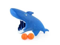 Mali brinquedo de Lançamento de Bola Ping Pong Interativo Pai filho Tubarão Azul Educativo para Crianças 3+