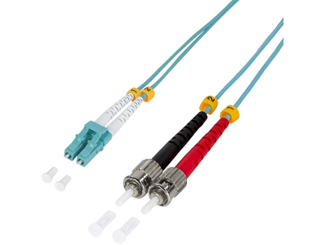 Cabo Patch de Fibra Óptica Logilink Lc Duplex 2 X St Om3 5 0 M LOGILINK PROFESSIONAL