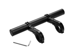 Extensão De Guidão De Bicicleta De Alumínio Dupla Para Mtb, Moto (20cm) Compatível Com 25.4mm E 31.8mm