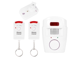 Alarme De Porta Janela Infravermelho Com Controle Remoto Sirene 105db