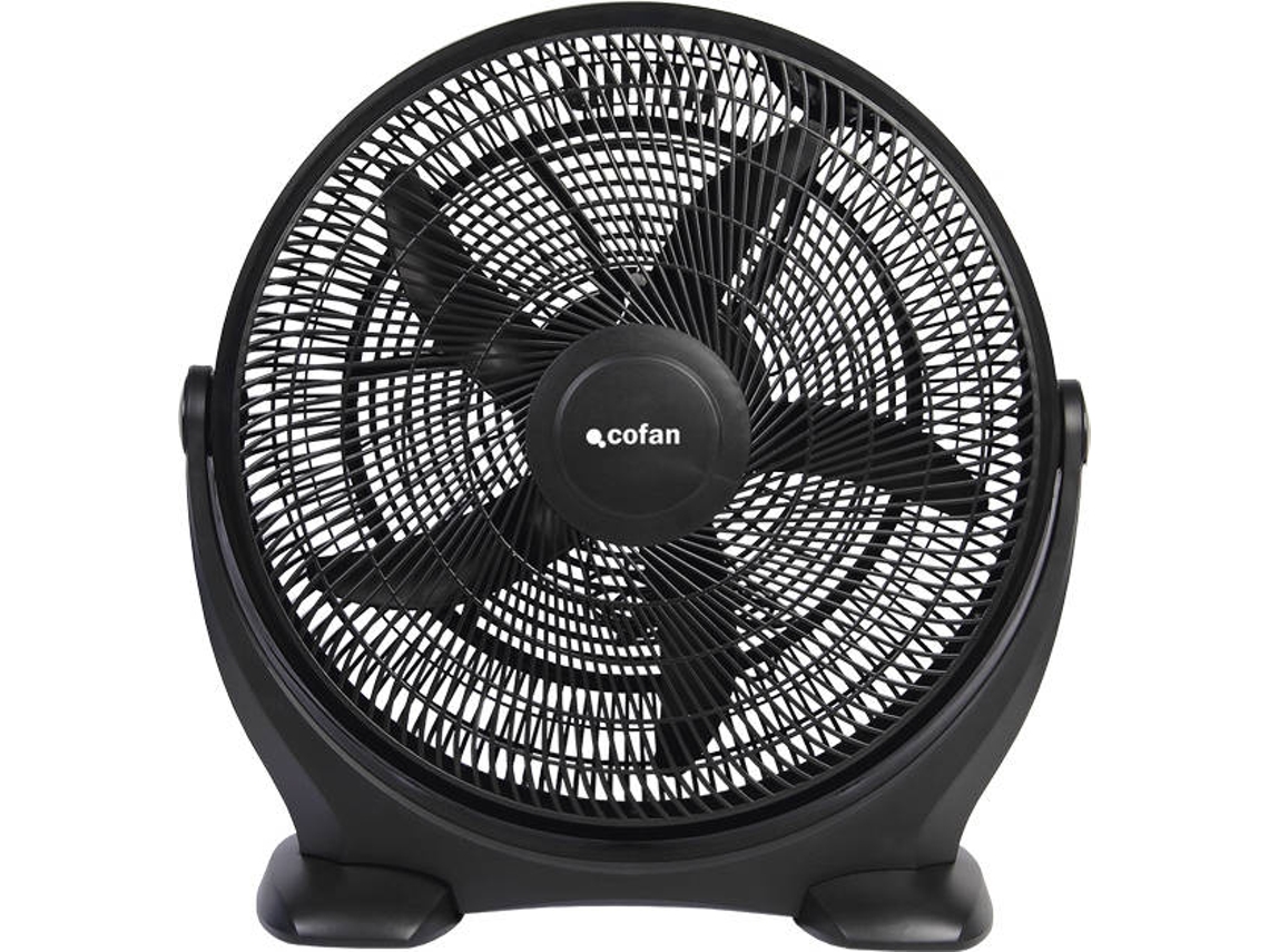 Ventilador De de Chão Modelo Toledano 5 Pás 3 Velocidades 90W Preto