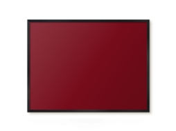 Quadro magnético de parede cinza delicado para quarto Espelharte (80x60 cm)