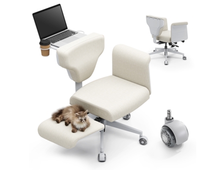 Cadeira De Postura Multipostura Newtral Ff A Freedom X Com Apoio De Braço Damasco