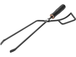 Pinça De Carvão Ferro Yarnow 40cm Para Churrasco Ao Ar Livre, Cabo Resistente, Acessório Para Camping