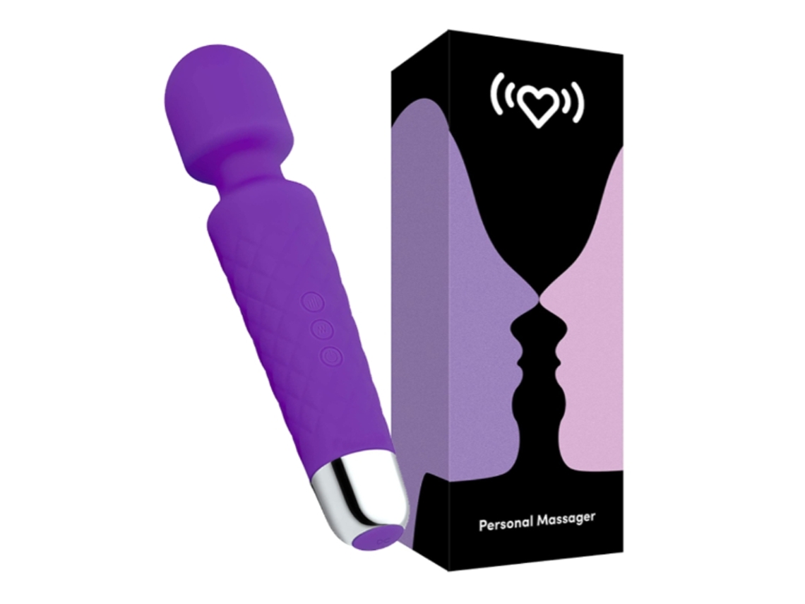 Vibrador De Varinha Bestvite, Massageador De Varinha Pessoal, Roxo