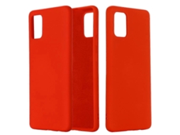 Capa Protetora De Silicone Líquido De Cor Sólida À Prova De Choque Com Cobertura Total Para Samsung Galaxy A51 5g