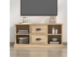 Vidaxl Móvel P/ Tv 99,5x35,5x48 Cm Derivados Madeira Carvalho Sonoma