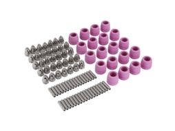 Kit De 90 Peças De Consumíveis Para Tocha De Corte A Plasma: Eletrodos, Bocal E Copas