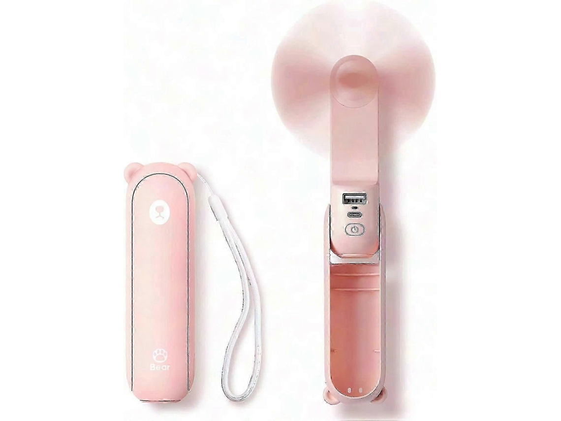 Mini Ventilador Portátil Recarregável De Mão