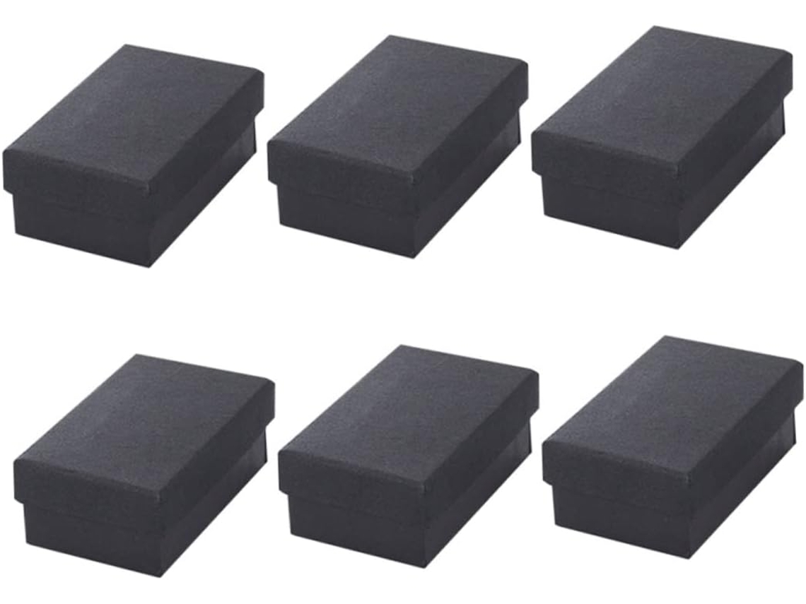 Conjunto De 25 Caixas Organizadoras Para Anéis E Joias, Feitas De Papelão Com Tampas.