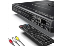 Leitor De Dvd Para Tv, Leitor De Dvd Blue Ray Com Controle Remoto, Cabo Hdmi Perucas Slowmoose (inclui Pano De Limpeza)