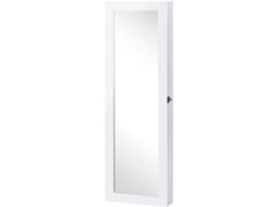 Espelho de Parede Mdf Cor Branco 37x9,5x112cm Homcom