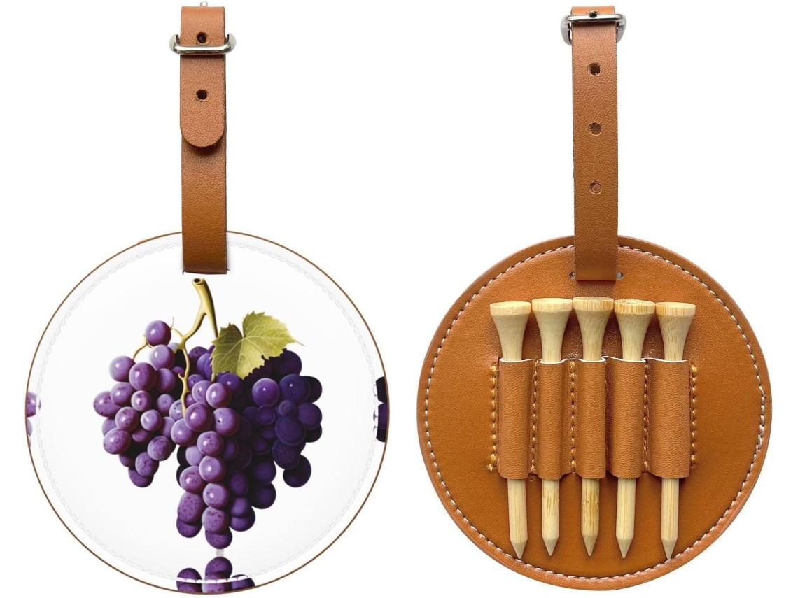 Bolsa para Tees de Golfe roxa, uva, preta | S/MARCA