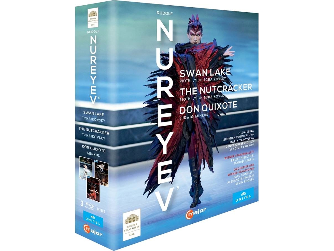 Blu-ray Video Esina/Shishov/Peci/Ingram/Connelly/Orch.WS/+ - Rudolf Nureyev (3CDs)