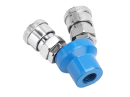 Conector Rápido Neumático 1/4" 2 Vias Tipo C