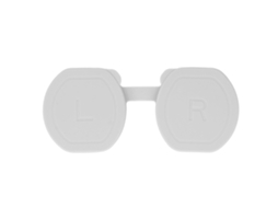 Ats cubierta de Lente de Silicona Lavable Y Antipolvo para Óculos Vr, Protector Suave Gris