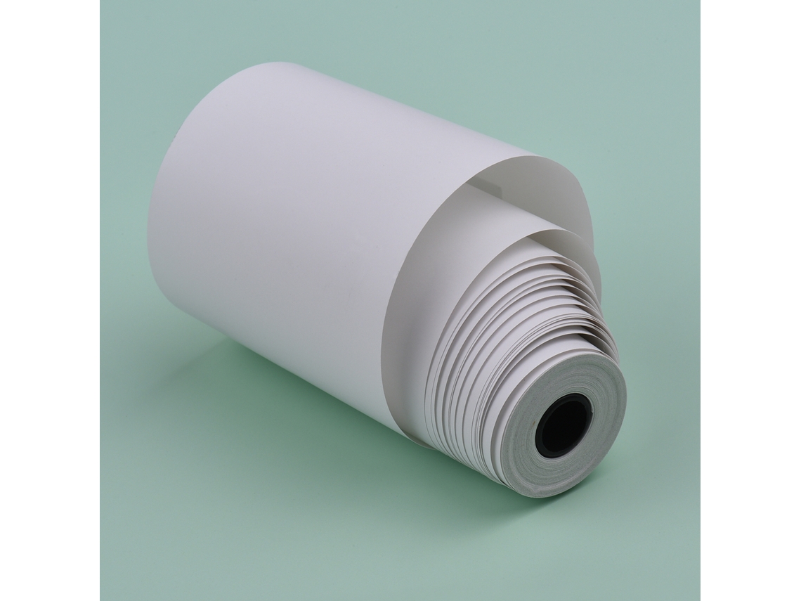 10 Rolos Papel Térmico Branco 57x30mm Para Impressora De Bolso