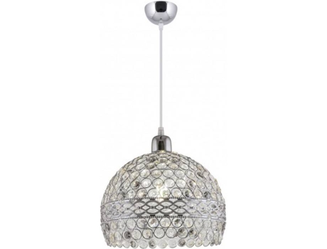 Candeeiro de Teto  Airana (Prateado - E27 - 60 W - Cristal)