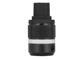 Aetheria conector de Energia Iec Audio Plug Fêmea F100r Cobre Puro com Platina de Ródio 100 250v