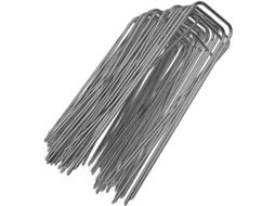 Conjunto De 50 Estacas Em Formato U Para Fixação Grama, Ferramenta