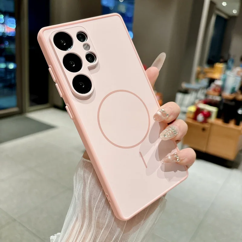 Capa Magnética Rígida Para Celular Galaxy A37 (rosa).