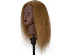 Cabeça de Manequim com Cabelo Natural SFUSHOS
