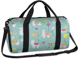 Bolsa Lhama Crianças 45x21x23cm Tecido Poliést. S/MARCA