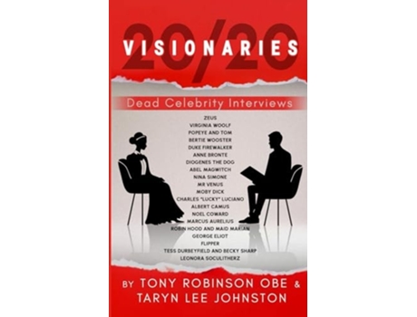 Livro 20/20 Visionaries de Tony Robinson Obe e Taryn Lee Johnston (Inglês)