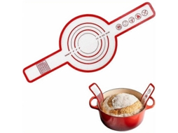 Tapete De Silicone Antiaderente Para Assar E Ferro Fundido, Alças Longas, Reutilizável, Para Pão, Pizza, Bolos E Massas No Forno
