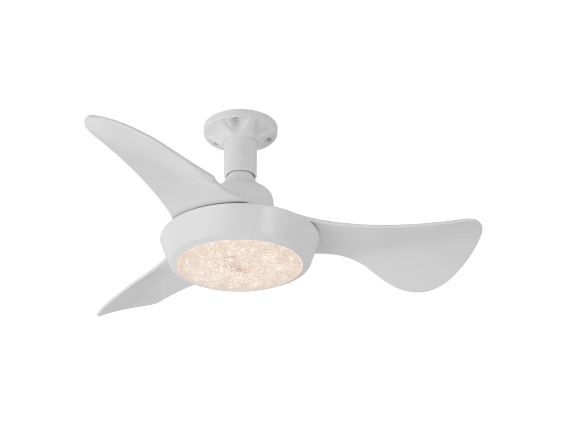 Ventoinha de Teto 25 Polegadas com Luz e Comando Motor Dc Silencioso