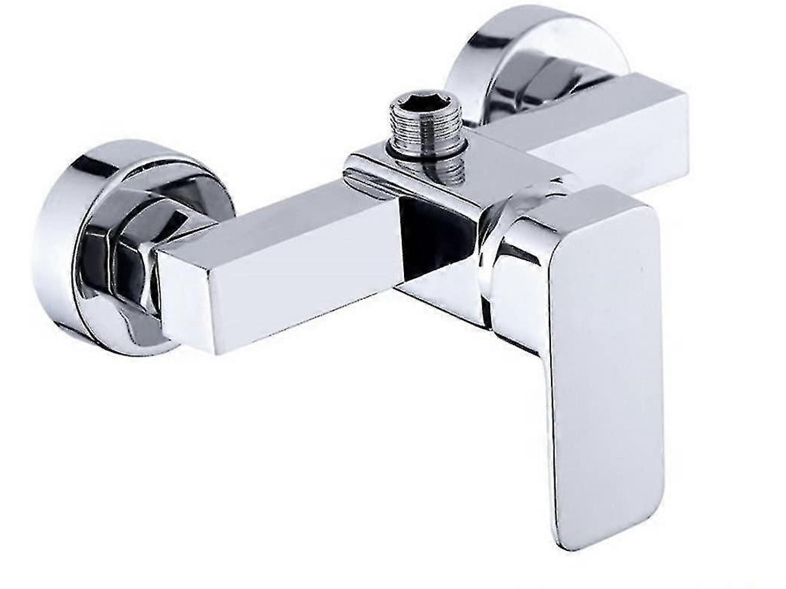 Chuveiro De Parede Moderno Cromado Com Misturador Para Água Fria E Quente. Aquaforge