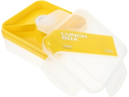 Marmita Bento De Plástico Para Escritório E Piqueniques, Capacidade De 1100ml, Superfície Lisa E Fácil De Limpar, Ideal