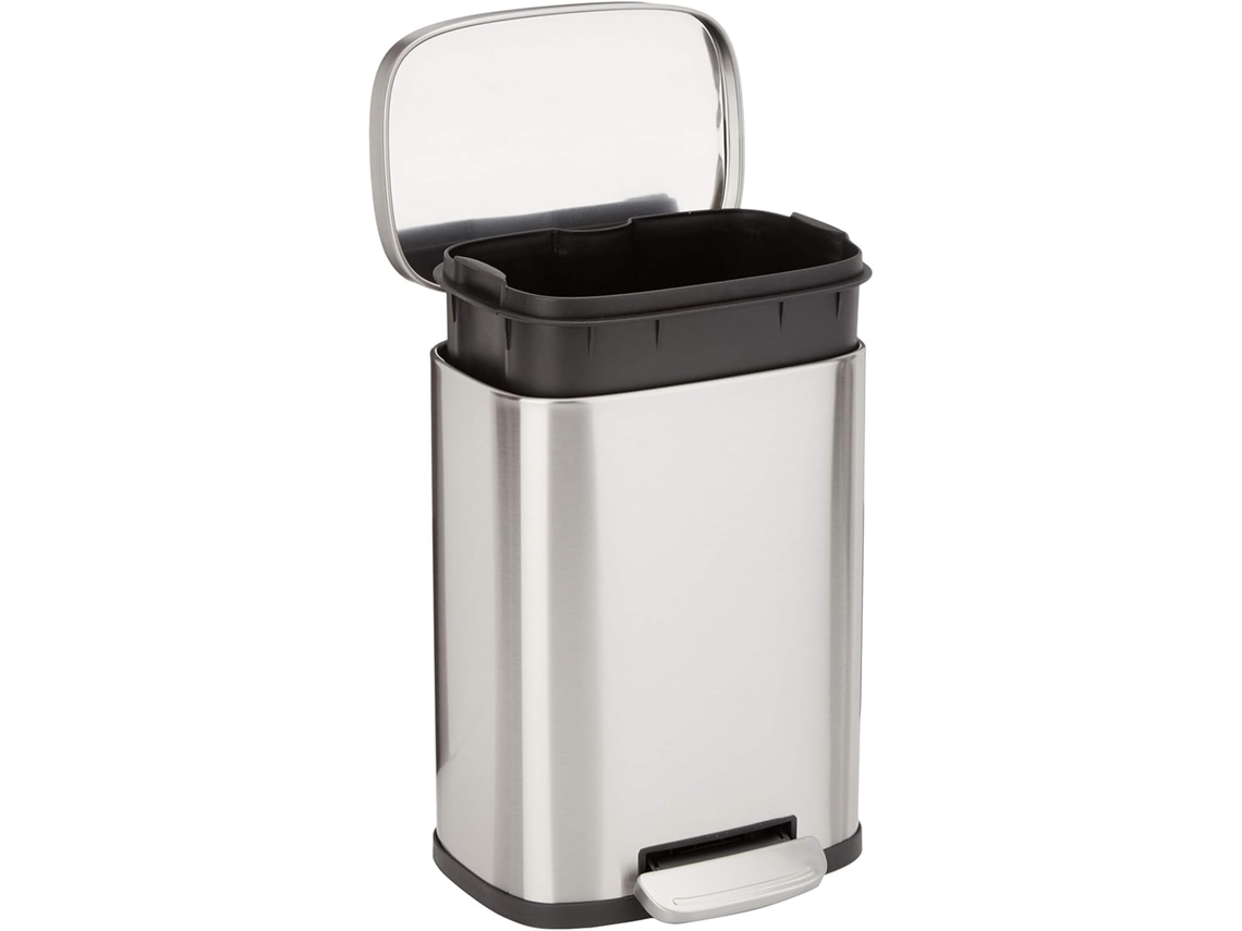 Lixo de Cozinha com Pedal, 5 L, Aço Inoxidável ZYBLSSBB