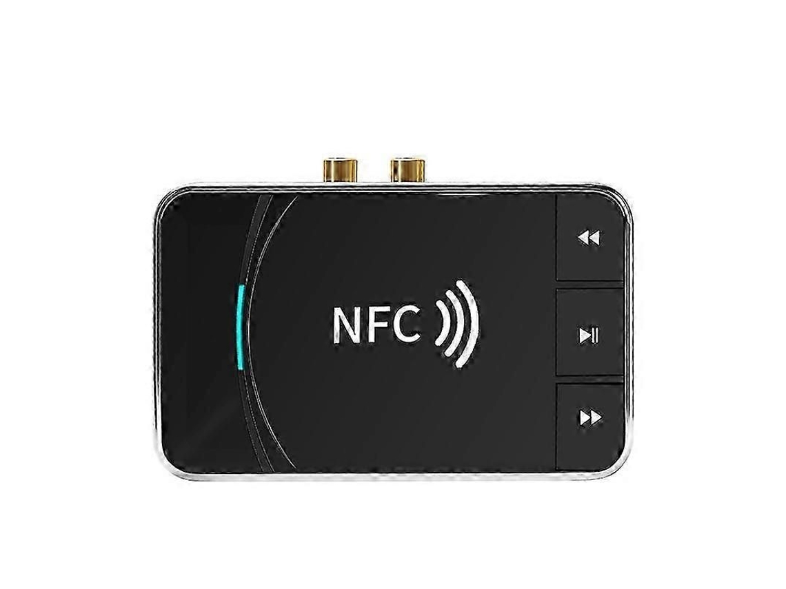 Receptor E Transmissor Bluetooth 5.0 Nfc N100 Para Mesa, Adaptador De Áudio Para Alto-falante Bluetooth De Carro (preto) 26s