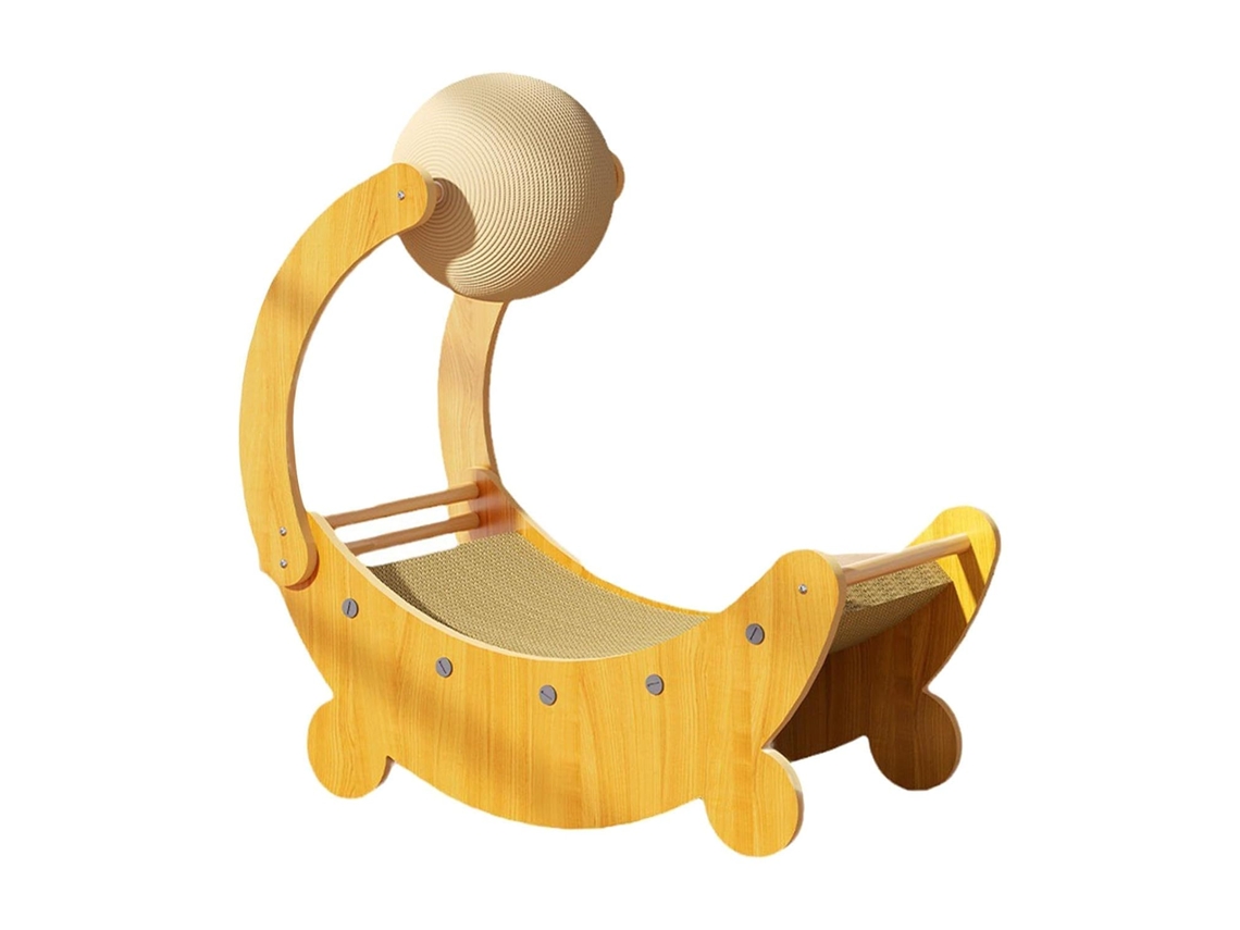 Arranhador Interativo Com Bola, Brinquedo Móvel Para Uso Interno