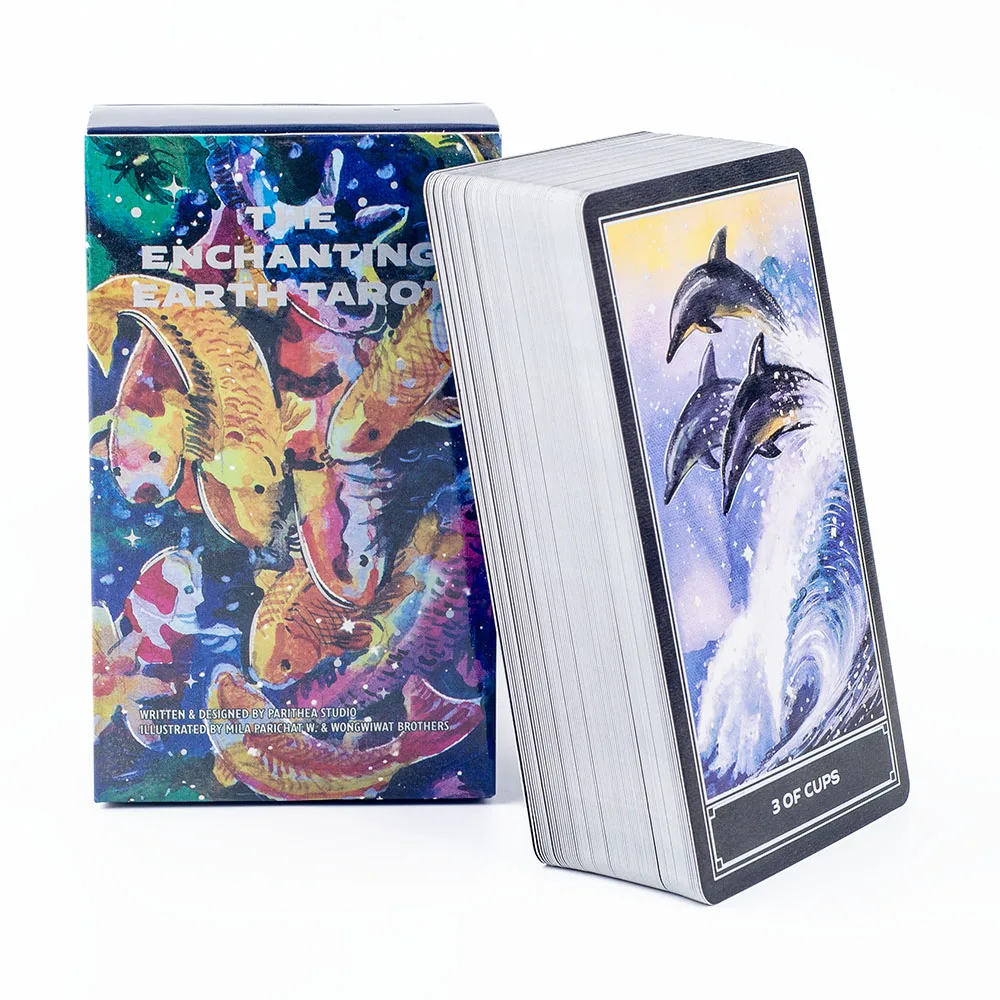 Tarot da Terra Encantada Tarot Dos Animais 10,3 X 6 Cm MDUG (80 Cartas)