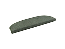 Vidaxl Tapetes Adesivos Para Escadas Semicircular 15 Pcs Verde-escuro