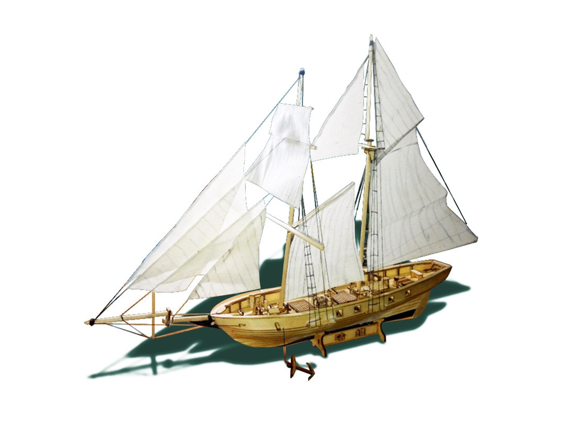Kit De Barco Velero De Madeira Para Diy Em Casa Modelo Decorativo Presente Brinquedo Para Crianças
