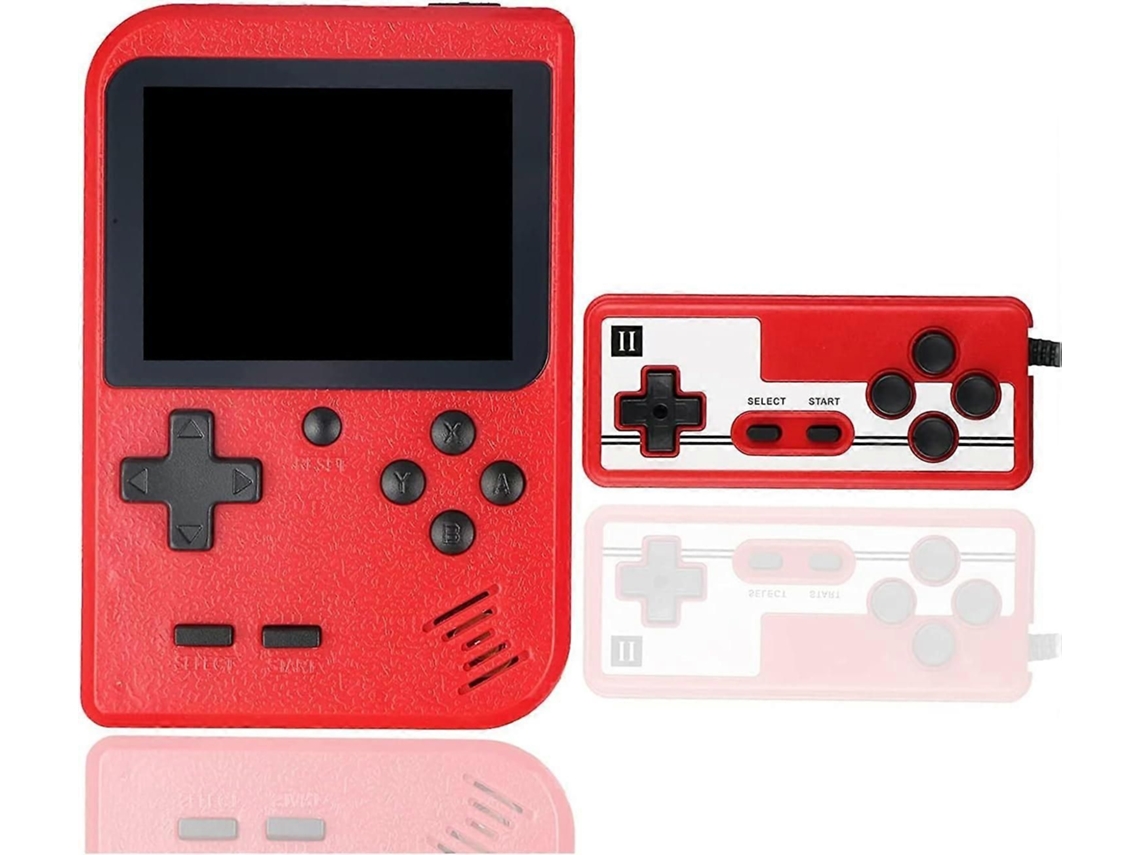 Console Portátil Retrô GOKOCO com 400 Jogos Fc, Tela Colorida e Suporte TV