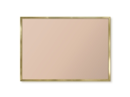 Magnetic Glass Board Warm Beige For The Hall Espelharte (70x50 Cm)