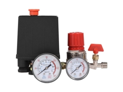 Válvula de interruptor de pressão, para compressor de ar, com regulador e manômetro | S/MARCA
