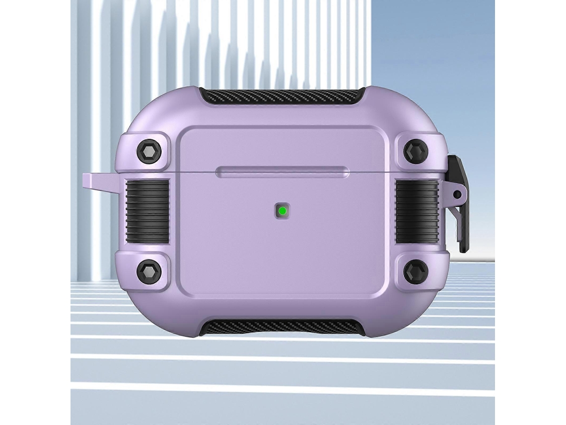 Capa Protetora Tank Tpu+pc para Fones de Ouvido Sem Fio Airpods Pro GIECY