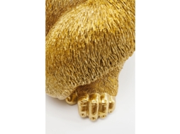 Peça Decorativa Monkey Gorilla Side Medium Gold